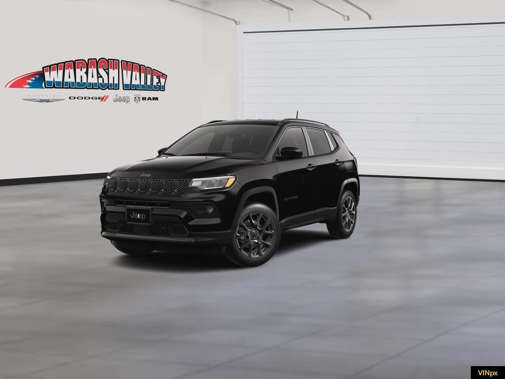 Diamond Black Crystal Pearlcoat 2026 Jeep Compass SUV / Crossover Four-Wheel Drive 8-Speed Automatic