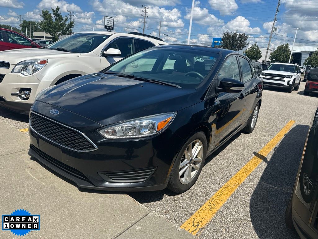 Shadow Black 2016 Ford Focus Sedan Front-Wheel Drive Automatic