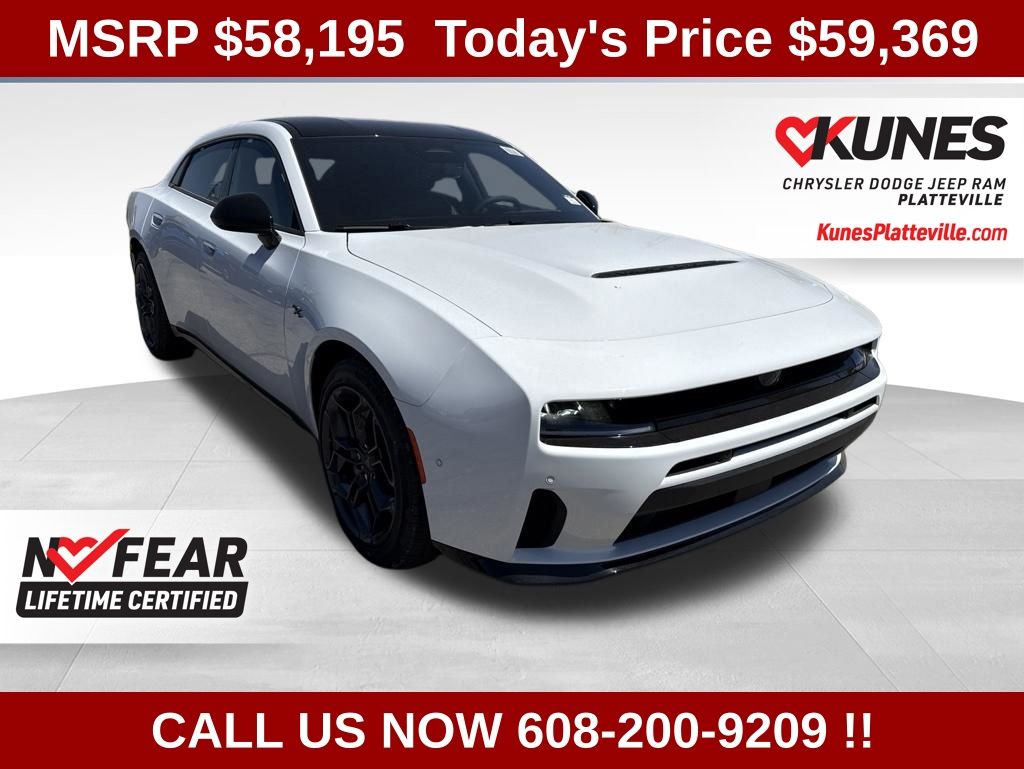 Bright White Clearcoat 2026 Dodge Charger R/T Sedan AWD Sedan All-Wheel Drive 8-Speed Automatic