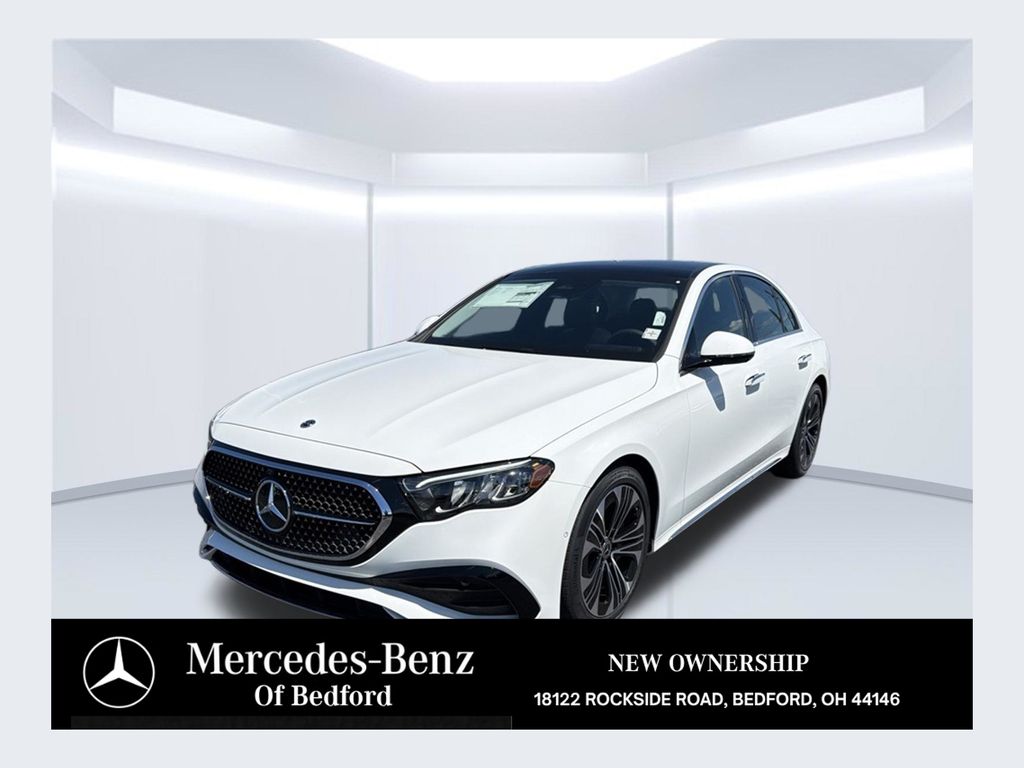 Polar White 2026 Mercedes-Benz E-Class Sedan All-Wheel Drive 9-Speed Automatic