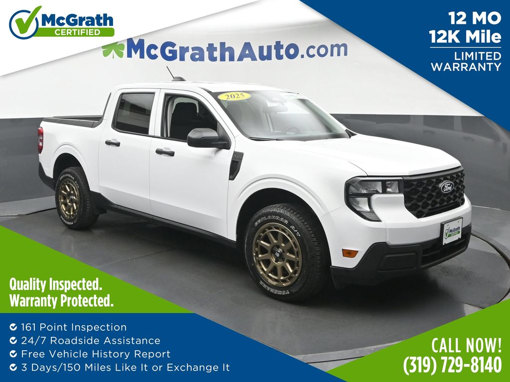 Oxford White 2025 Ford Maverick Pickup Truck All-Wheel Drive 8-Speed Automatic