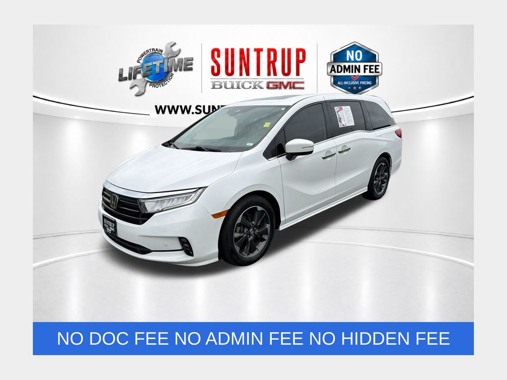 Platinum White Pearl 2024 Honda Odyssey Minivan Front-Wheel Drive Automatic