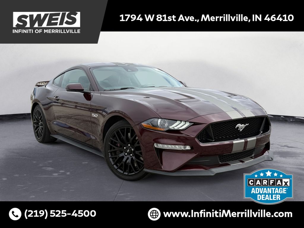 Red (Crimson) 2018 Ford Mustang GT Premium Coupe RWD Coupe Rear-Wheel Drive 6-Speed Manual