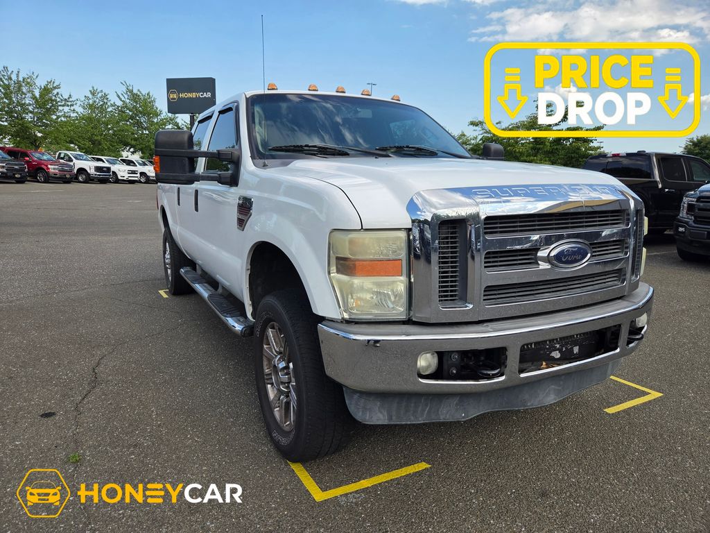 Oxford White Clearcoat 2008 Ford F-350 Super Duty Pickup Truck Four-Wheel Drive 5-Speed Automatic Overdrive