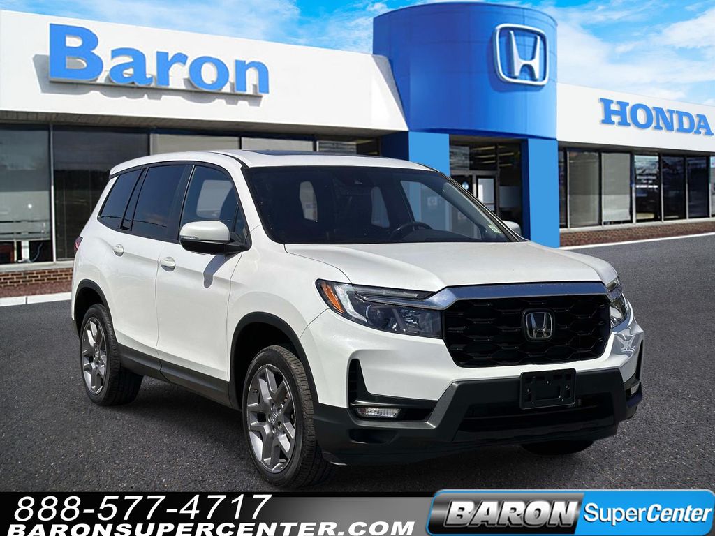 Platinum White Pearl 2023 Honda Passport EX-L AWD SUV / Crossover All-Wheel Drive 9-Speed Automatic