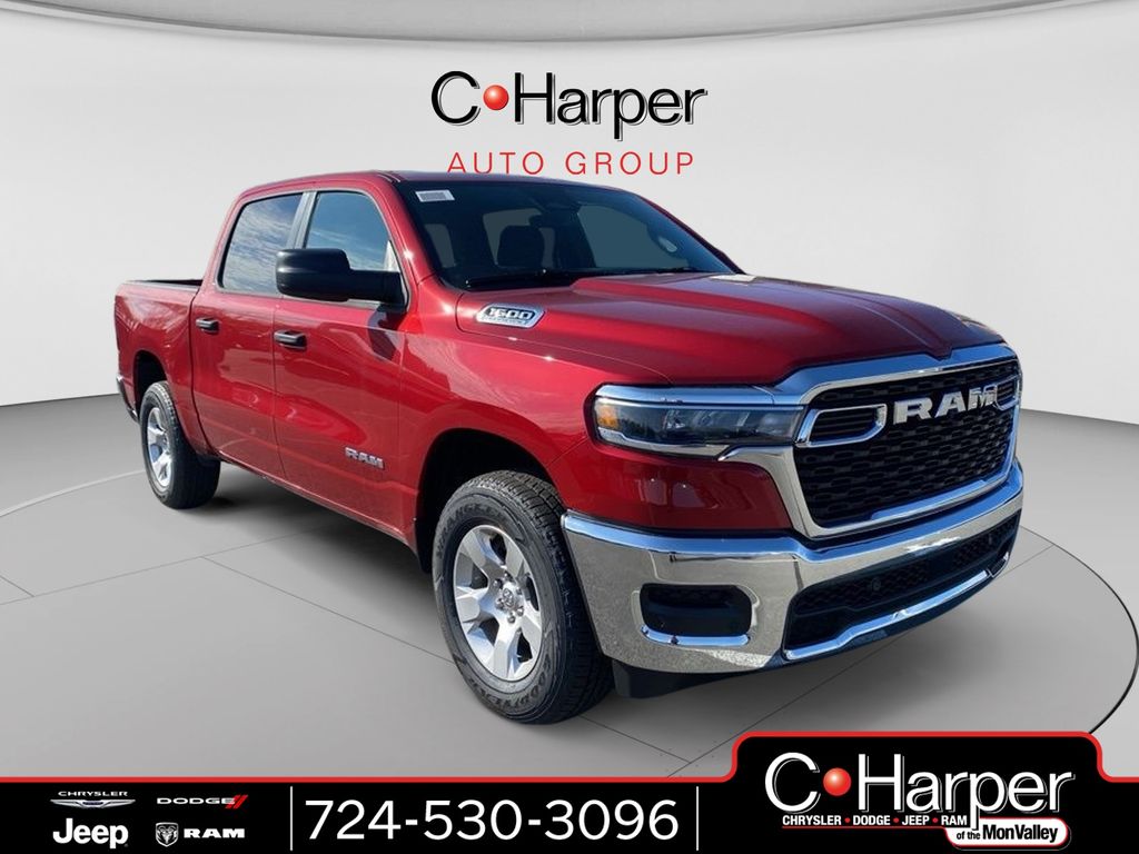 Molten Red Pearlcoat 2026 RAM 1500 Pickup Truck Four-Wheel Drive 8-Speed Automatic