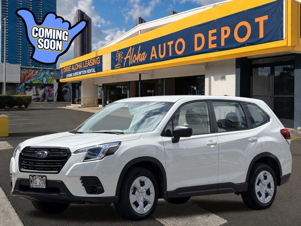 Crystal White Pearl 2024 Subaru Forester SUV / Crossover All-Wheel Drive Continuously Variable Transmission