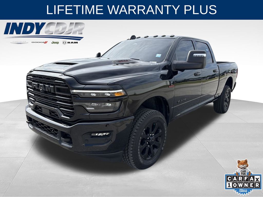 Diamond Black Crystal Pearlcoat 2025 RAM 2500 Pickup Truck Four-Wheel Drive 8-Speed Automatic