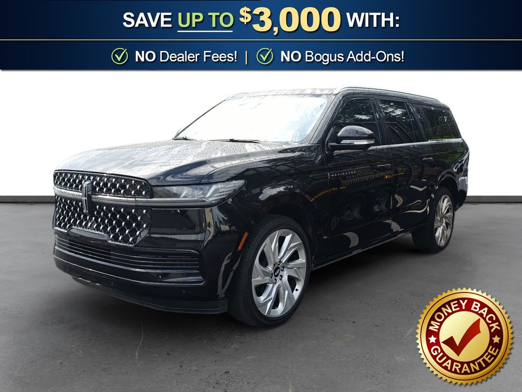 Black Metallic 2025 Lincoln Navigator L Black Label 4WD SUV / Crossover Four-Wheel Drive Automatic