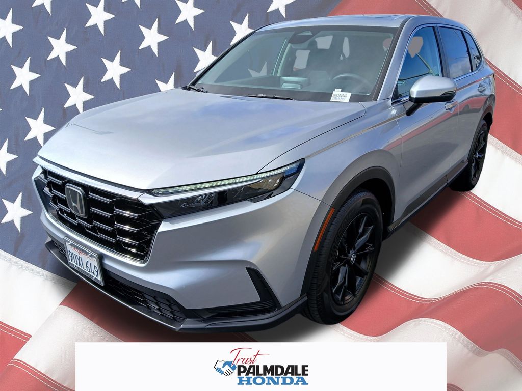 Solar Silver Metallic 2025 Honda CR-V EX FWD SUV / Crossover Front-Wheel Drive Continuously Variable Transmission