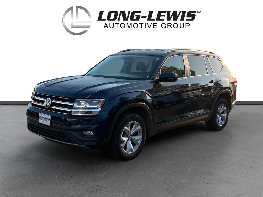 Blue 2018 Volkswagen Atlas SE SUV / Crossover Front-Wheel Drive 8-Speed Automatic