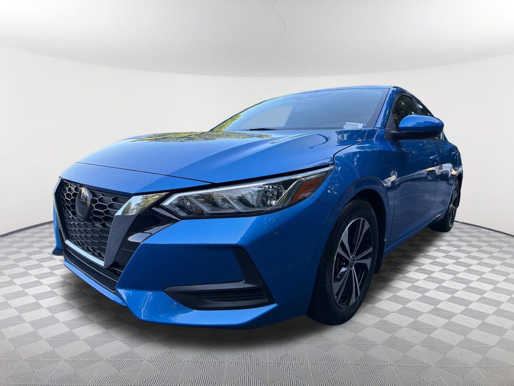 Electric Blue Metallic 2022 Nissan Sentra Sedan Front-Wheel Drive Continuously Variable Transmission