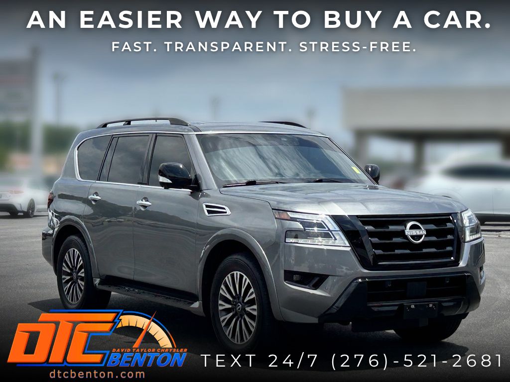 Gray (Gun Metallic) 2024 Nissan Armada SUV / Crossover Four-Wheel Drive 7-Speed Automatic