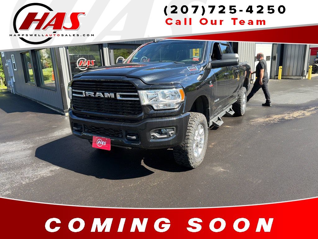 Diamond Black Crystal Pearlcoat 2020 RAM 2500 Pickup Truck Four-Wheel Drive 6-Speed Automatic