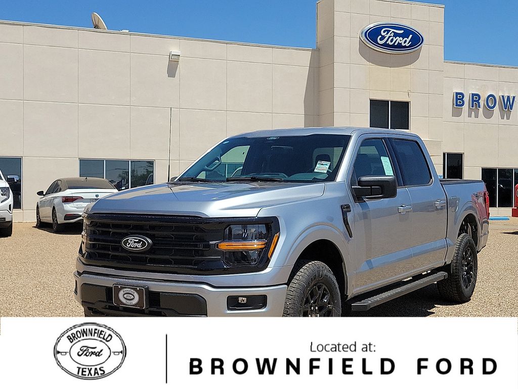 Iconic Silver Metallic 2026 Ford F-150 Pickup Truck Four-Wheel Drive Automatic
