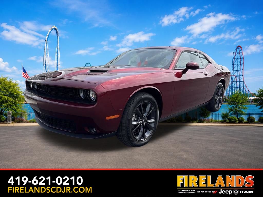 Octane Red Pearlcoat 2023 Dodge Challenger Coupe All-Wheel Drive 8-Speed Automatic