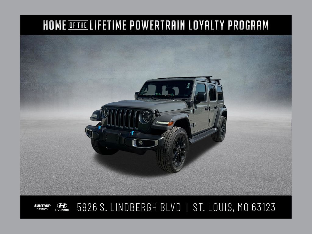 Sting-Gray Clearcoat 2023 Jeep Wrangler 4xe SUV / Crossover Four-Wheel Drive 8-Speed Automatic