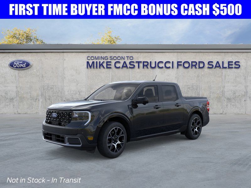 Shadow Black 2026 Ford Maverick Lariat SuperCrew AWD Pickup Truck All-Wheel Drive Continuously Variable Transmission