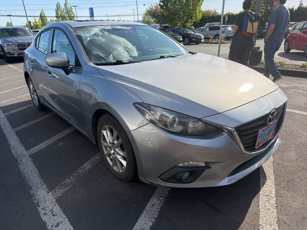 Liquid Silver Metallic 2016 Mazda MAZDA3 i Grand Touring Sedan Front-Wheel Drive 6-Speed Manual