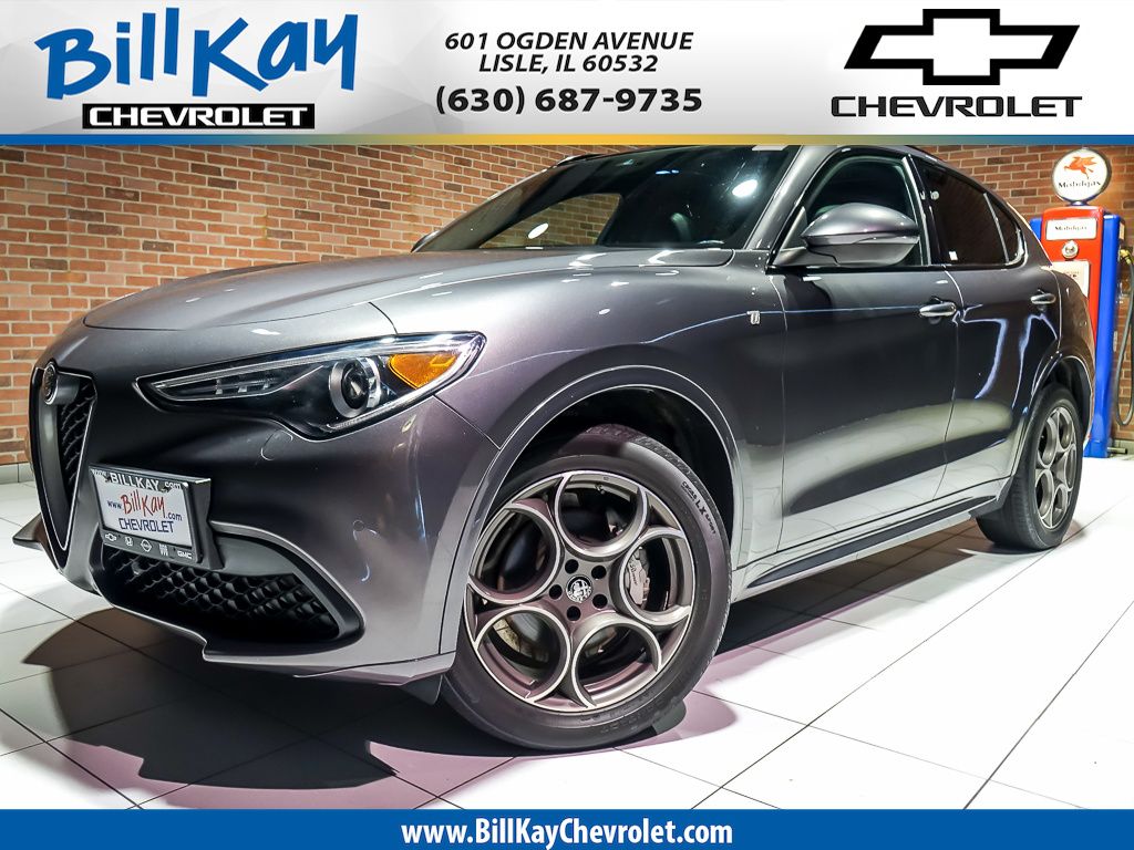 Vesuvio Gray Metallic 2023 Alfa Romeo Stelvio SUV / Crossover All-Wheel Drive 8-Speed Automatic