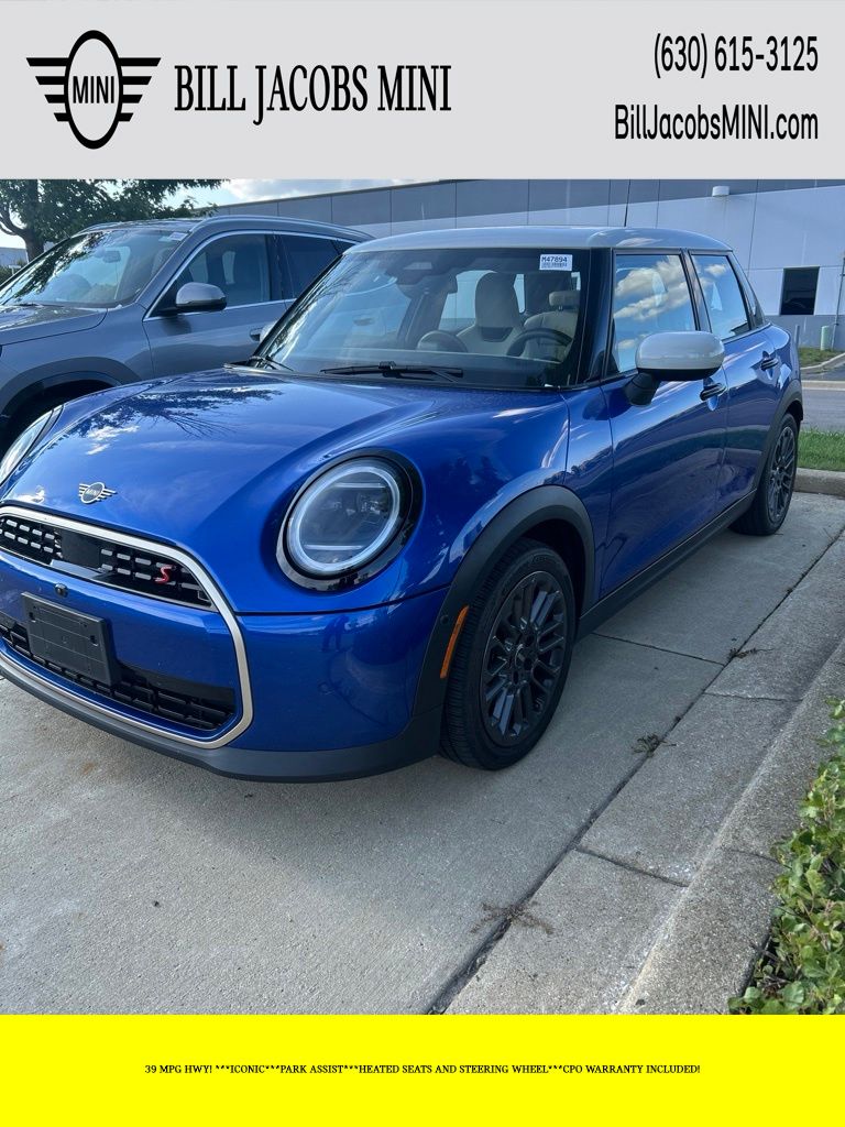Blazing Blue 2026 MINI Cooper Hatchback Front-Wheel Drive 7-Speed Automatic