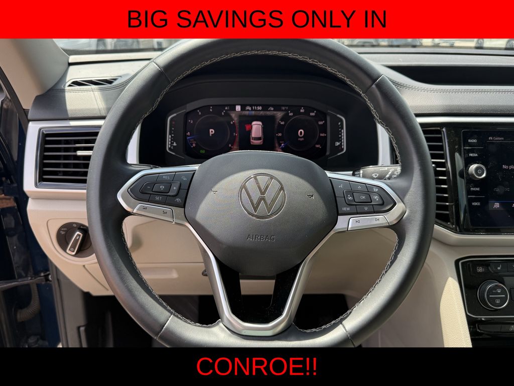 2022 Volkswagen Atlas SEL Blue at DeMontrond Auto Country