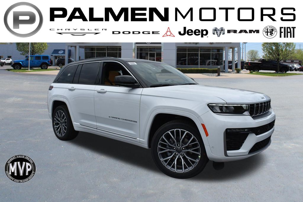 Bright White Clearcoat 2026 Jeep Grand Cherokee SUV / Crossover Four-Wheel Drive 8-Speed Automatic