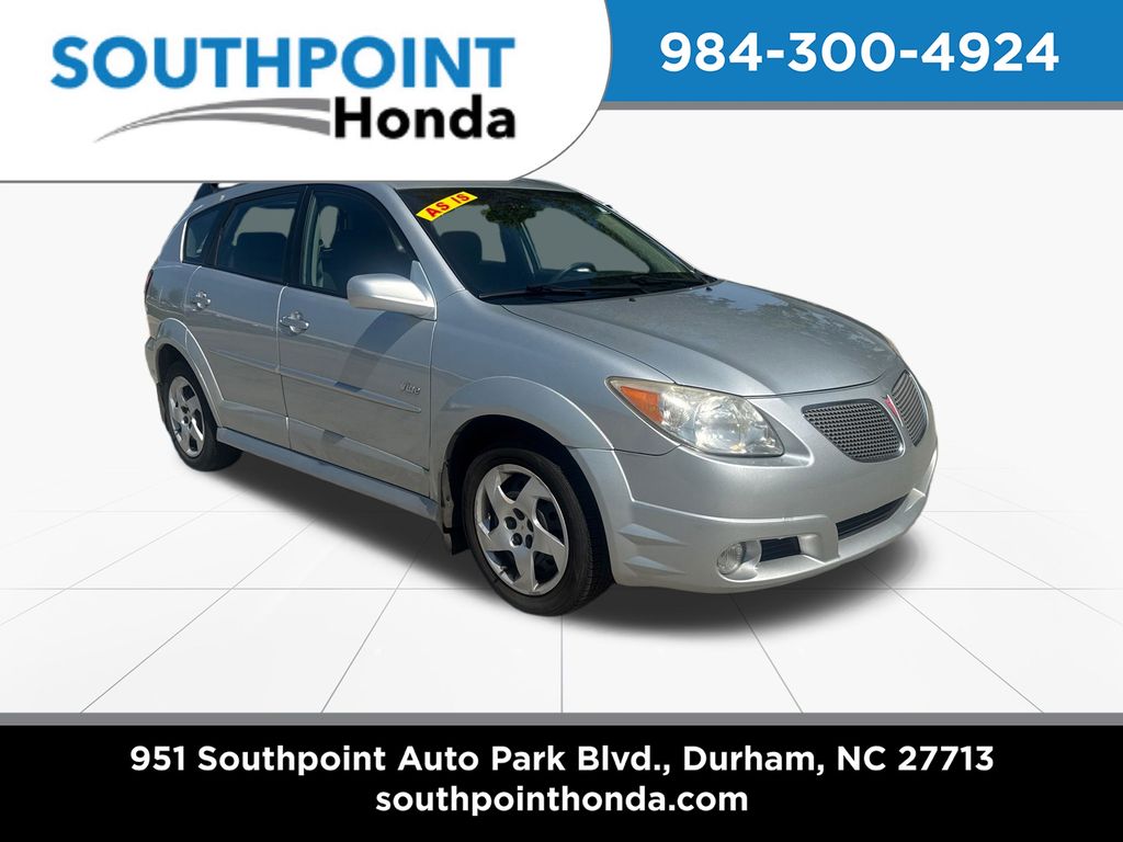 Gray (Platinum (Silver)) 2007 Pontiac Vibe Hatchback Front-Wheel Drive 4-Speed Automatic Overdrive