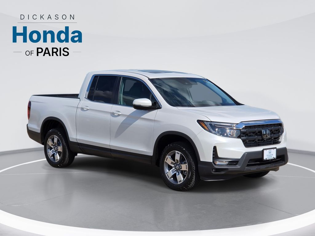 Platinum White Pearl 2026 Honda Ridgeline Pickup Truck All-Wheel Drive 9-Speed Automatic