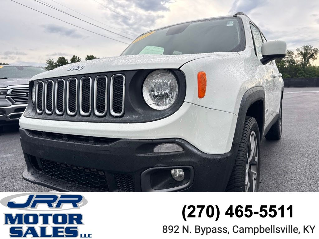Alpine White 2018 Jeep Renegade SUV / Crossover Four-Wheel Drive 9-Speed Automatic