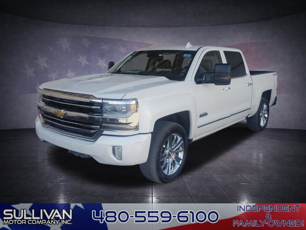 White (Iridescent Pearl Tricoat) 2016 Chevrolet Silverado 1500 Pickup Truck Four-Wheel Drive 8-Speed Automatic Overdrive