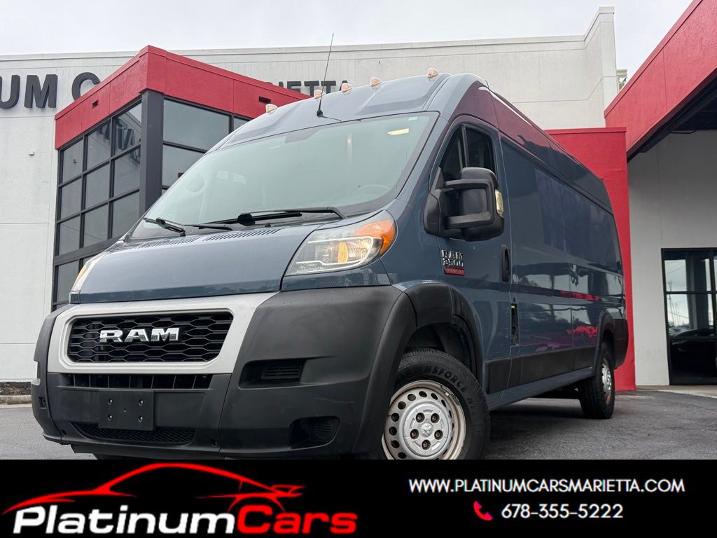 Black 2020 RAM ProMaster 3500 159 High Roof Extended Cargo Van FWD Van Front-Wheel Drive 6-Speed Automatic