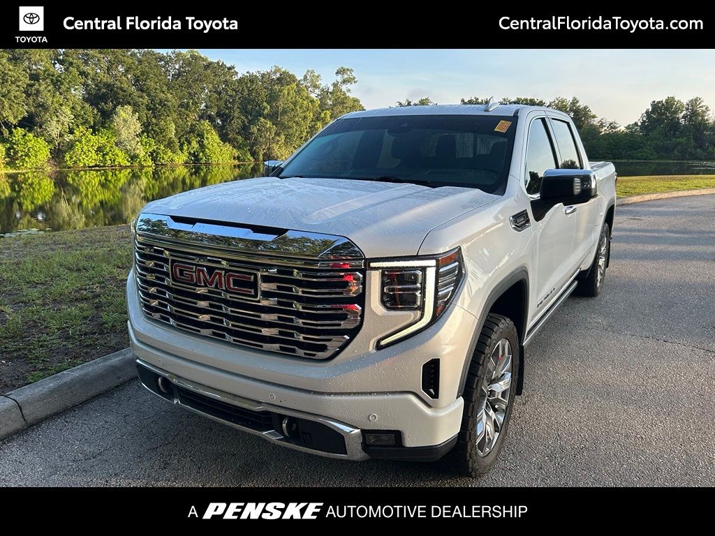 White Frost 2023 GMC Sierra 1500 Pickup Truck Four-Wheel Drive Automatic