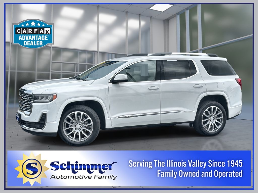 Summit White 2023 GMC Acadia SUV / Crossover Front-Wheel Drive 9-Speed Automatic