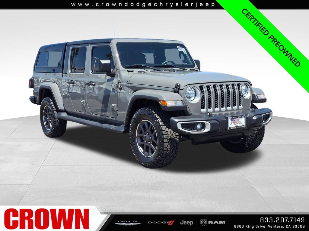 Sting-Gray Clearcoat 2023 Jeep Gladiator Pickup Truck Four-Wheel Drive 8-Speed Automatic
