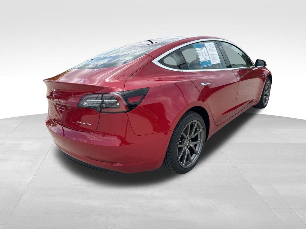 2018 Red Multi-Coat Tesla Model 3 Long Range AWD Sedan