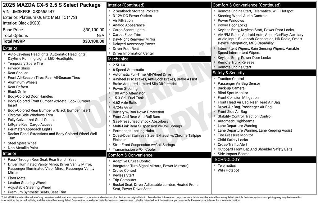 Mazda CX-5 2.5 S Select Package