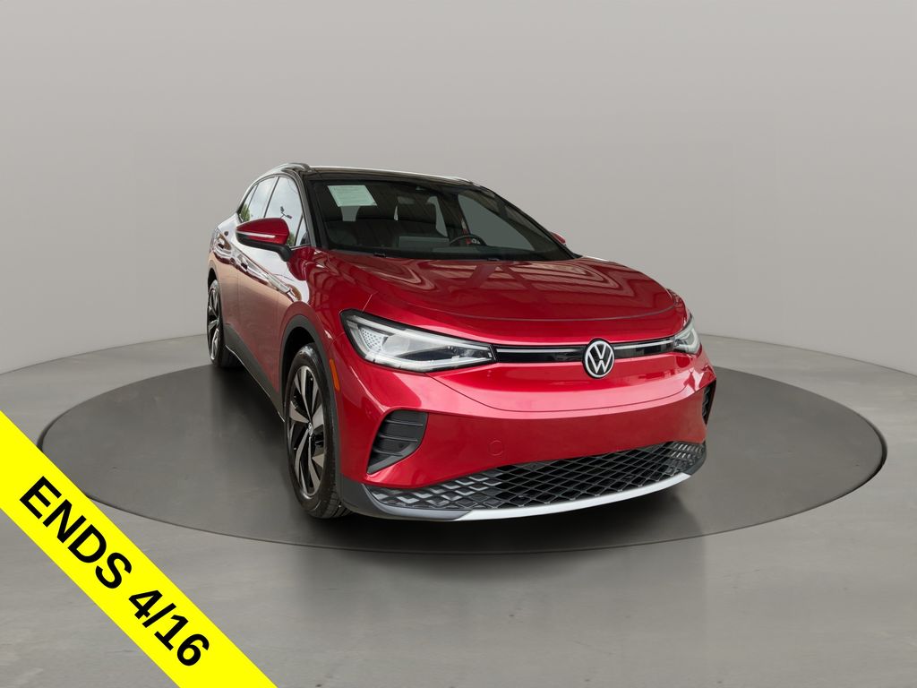 Red Metallic 2021 Volkswagen ID.4 Pro S RWD SUV / Crossover Rear-Wheel Drive Automatic