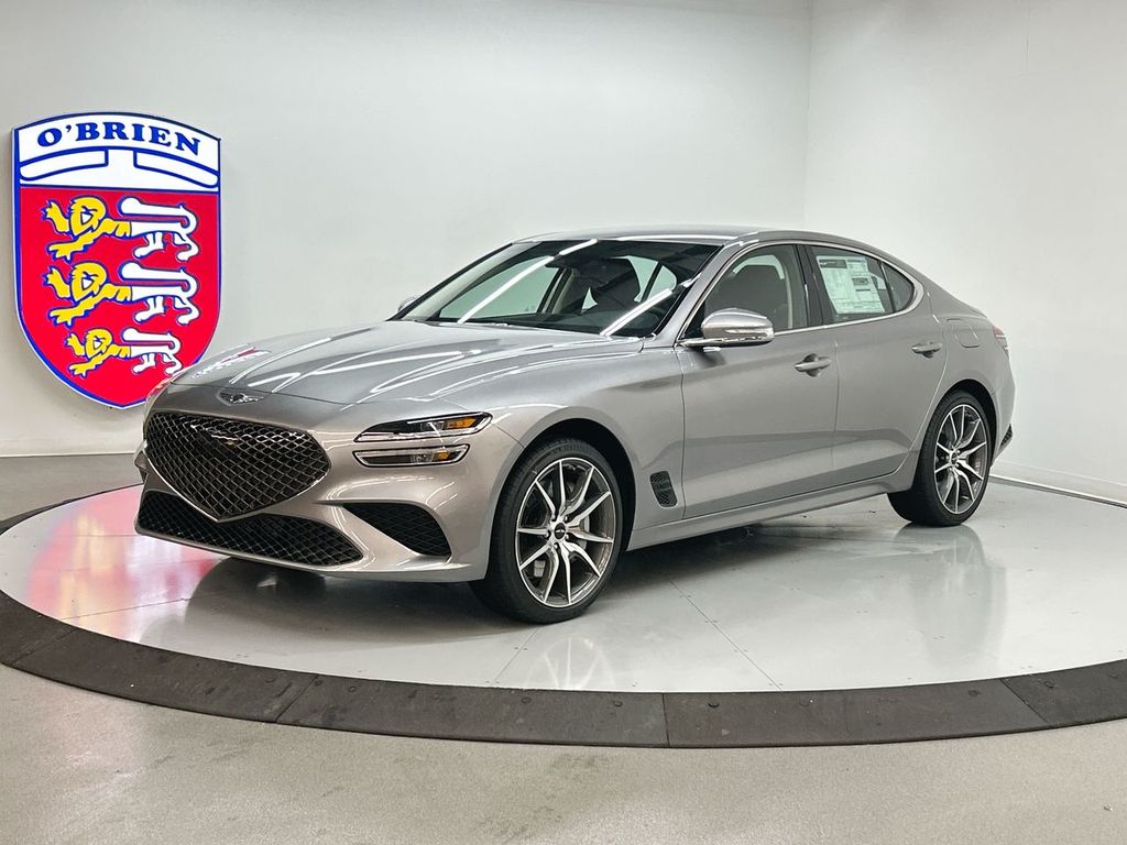 Silver 2026 Genesis G70 2.5T Standard AWD Sedan All-Wheel Drive 8-Speed Automatic