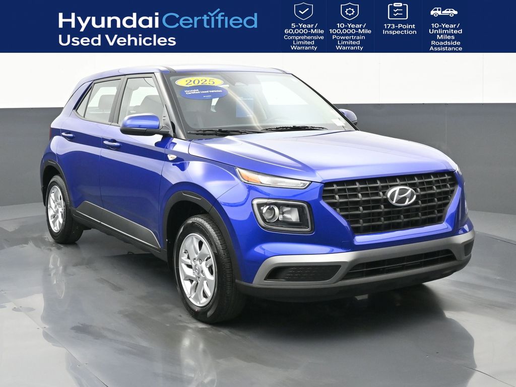 Intense Blue 2025 Hyundai Venue SUV / Crossover Front-Wheel Drive Continuously Variable Transmission