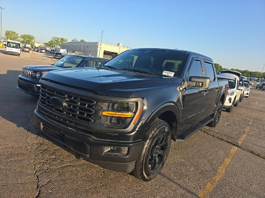 Black Metallic 2025 Ford F-150 Pickup Truck Four-Wheel Drive Automatic