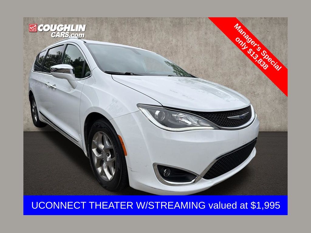 Bright White Clearcoat 2019 Chrysler Pacifica Minivan Front-Wheel Drive 9-Speed Automatic