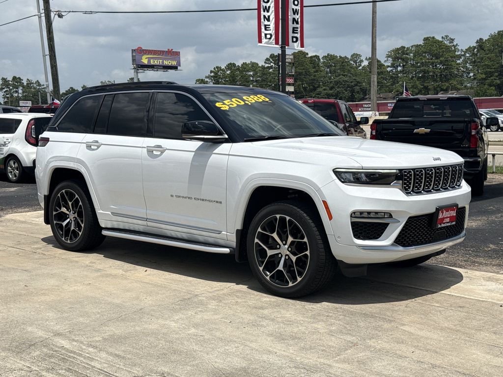 2025 Jeep Grand Cherokee Summit Reserve White at Victoria Chrysler Dodge Jeep Ram