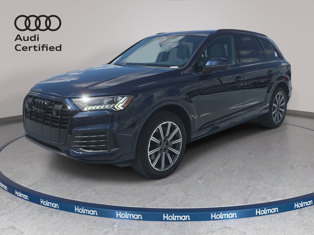Waitomo Blue Metallic 2023 Audi Q7 SUV / Crossover All-Wheel Drive 8-Speed Automatic