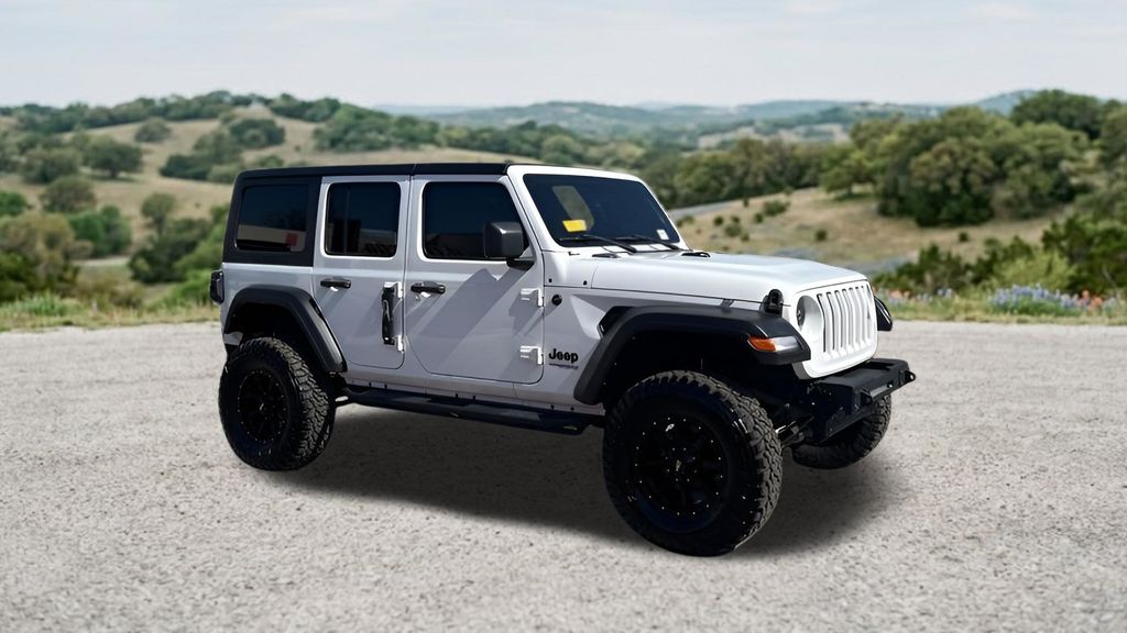 Bright White Clearcoat 2022 Jeep Wrangler Unlimited Sport S 4WD SUV / Crossover Four-Wheel Drive 8-Speed Automatic