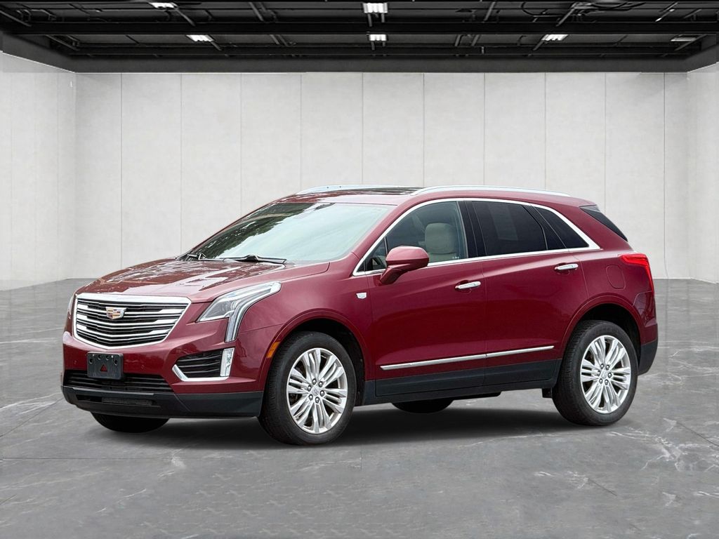 Red 2017 Cadillac XT5 SUV / Crossover Four-Wheel Drive 8-Speed Automatic