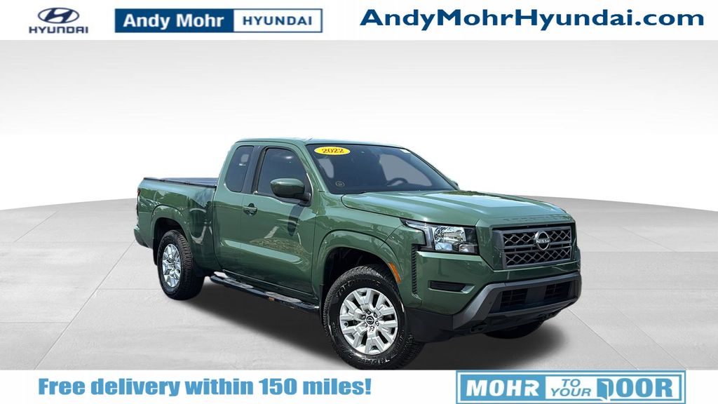 Green Metallic 2022 Nissan Frontier SV King Cab 4WD Pickup Truck Four-Wheel Drive 9-Speed Automatic
