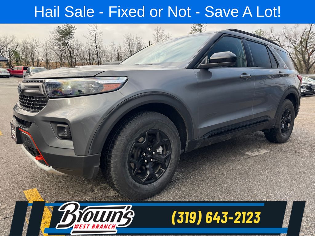 Gray Metallic 2023 Ford Explorer Timberline AWD SUV / Crossover All-Wheel Drive Automatic