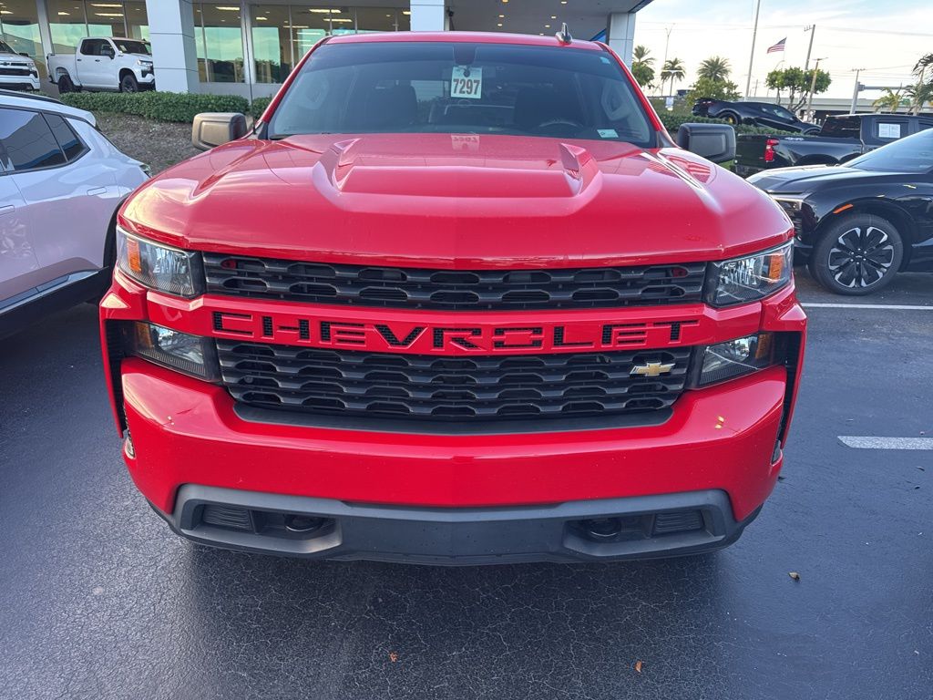Used 2021 Chevrolet Silverado 1500 Custom with VIN 3GCPWBEK3MG442582 for sale in Miami, FL