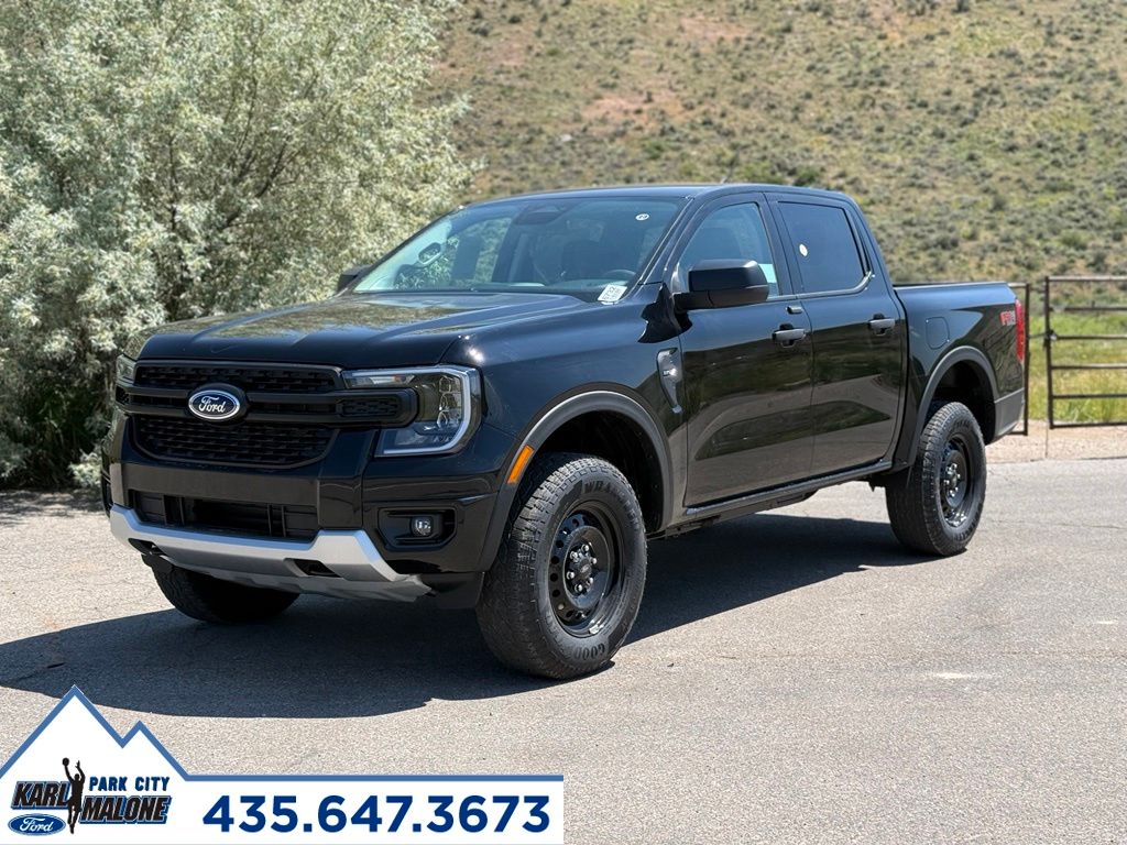Shadow Black 2026 Ford Ranger Pickup Truck Four-Wheel Drive Automatic